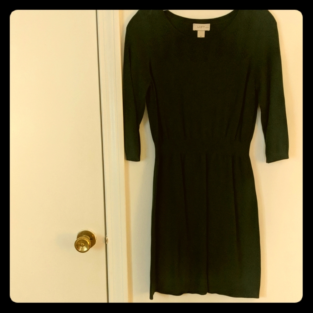 ☘️ Petite Forest green sweater dress